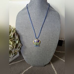 Vintage Cloisonné Enamel Fish Necklace